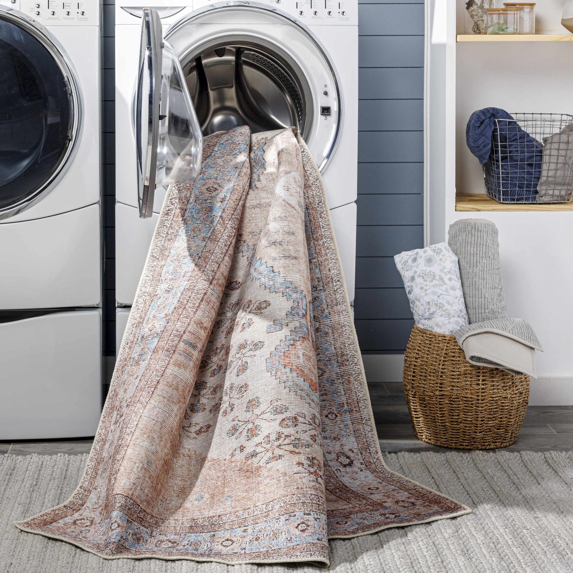 Moora Washable Area Rug - Quahog Bay Bedding