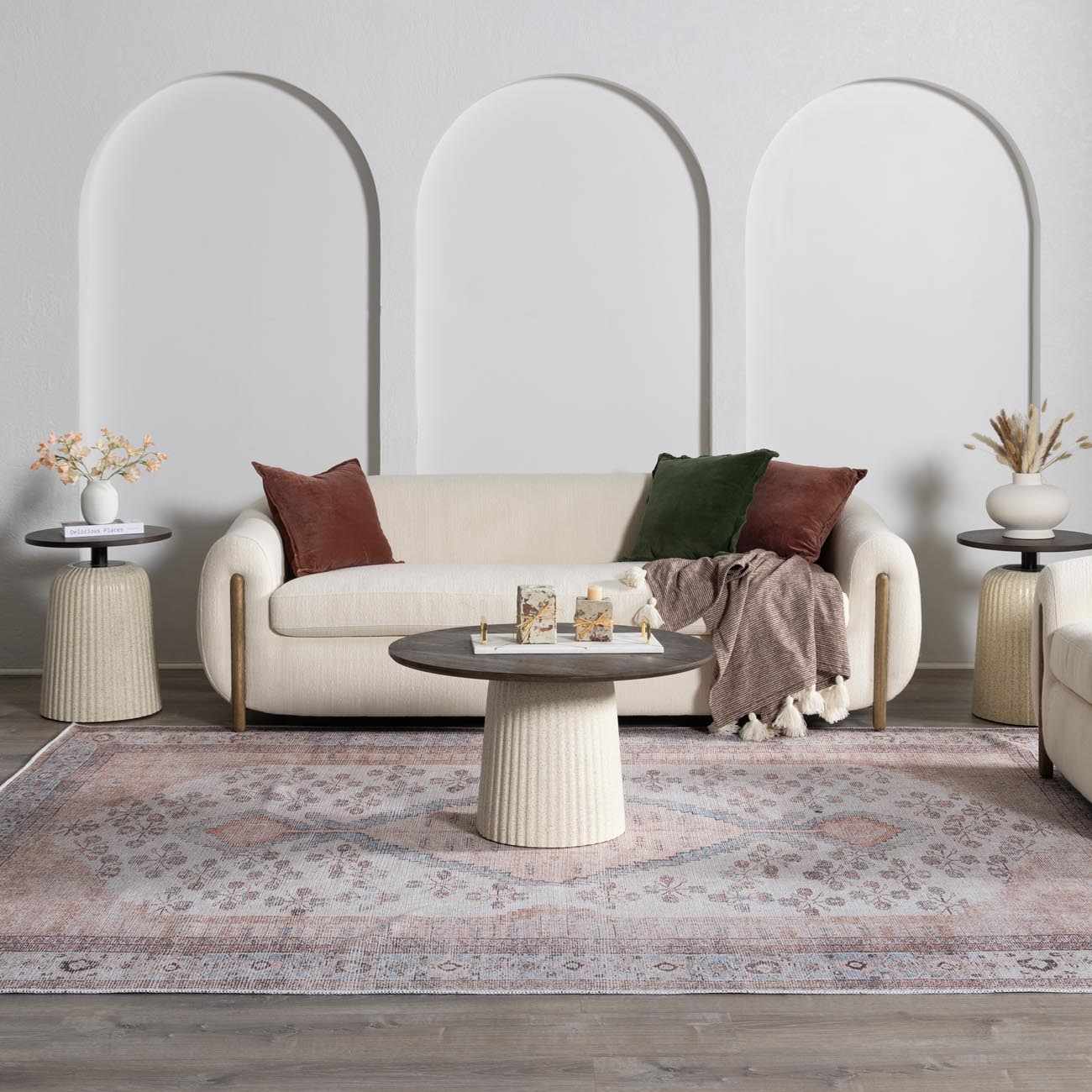 Moora Washable Area Rug - Quahog Bay Bedding