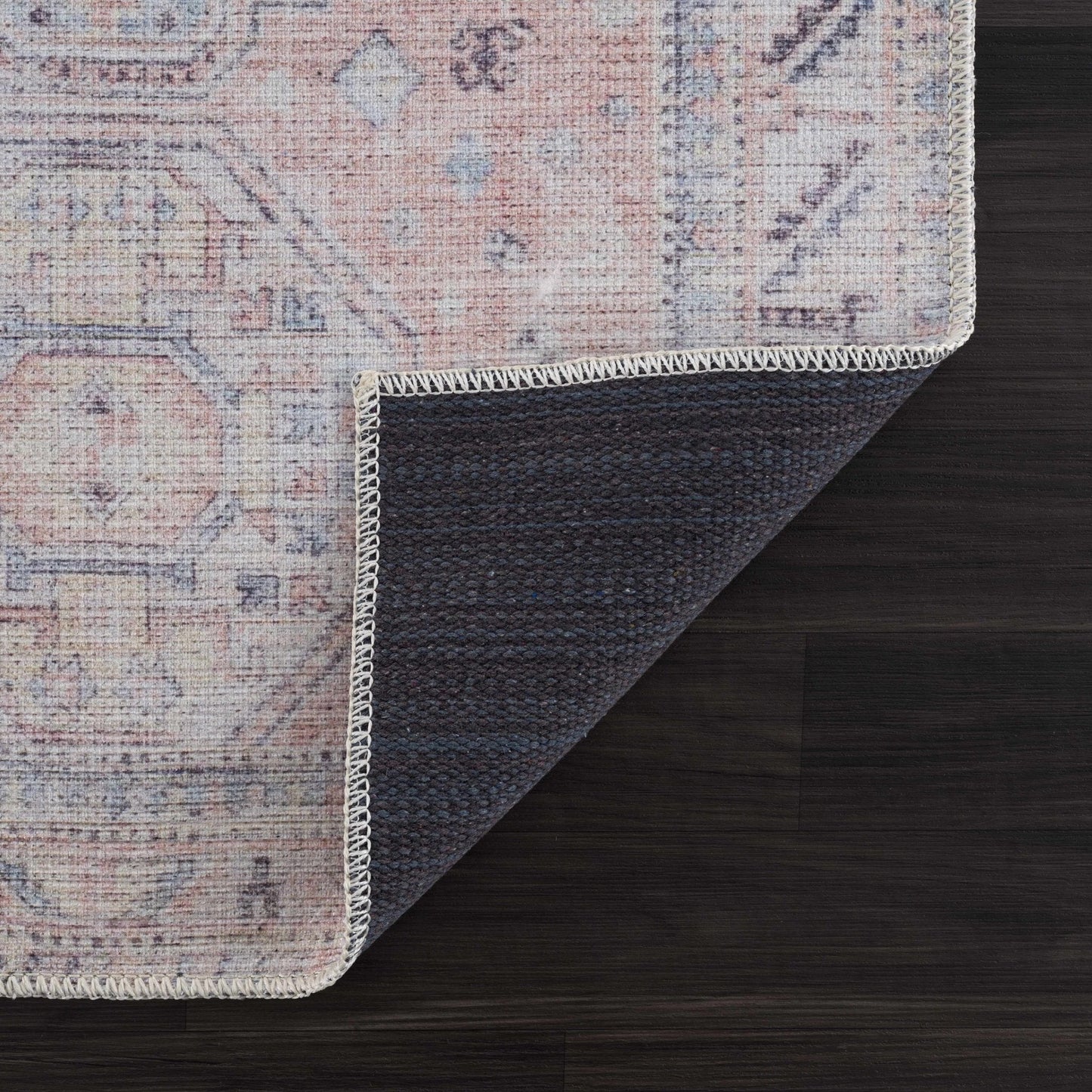 Morcott Peach Washable Area Rug - Quahog Bay Bedding