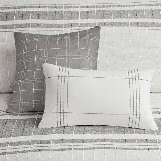 Morgan 5 Piece Cotton Jacquard Duvet Set - Quahog Bay Bedding