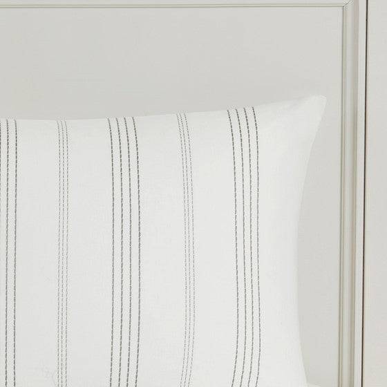 Morgan 5 Piece Cotton Jacquard Duvet Set - Quahog Bay Bedding