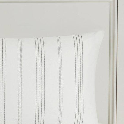 Morgan 5 Piece Cotton Jacquard Duvet Set - Quahog Bay Bedding