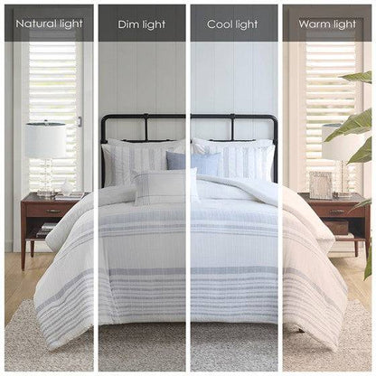 Morgan 5 Piece Cotton Jacquard Duvet Set - Quahog Bay Bedding