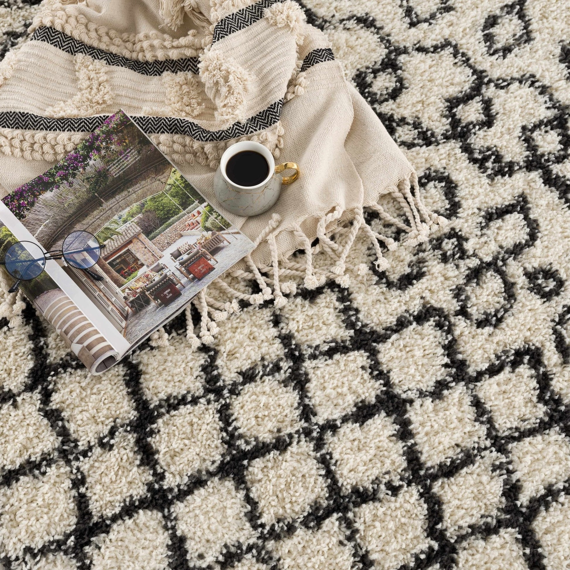 Muni Berber Shag Rug - Clearance - Quahog Bay Bedding