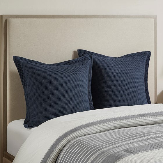 Madison Park Murphy Oversized Cotton Jacquard 8PC Comforter Set - Quahog Bay Bedding