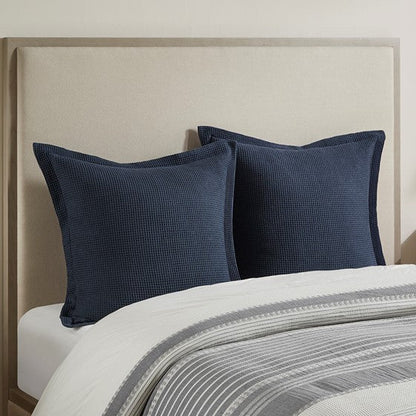 Madison Park Murphy Oversized Cotton Jacquard 8PC Comforter Set - Quahog Bay Bedding