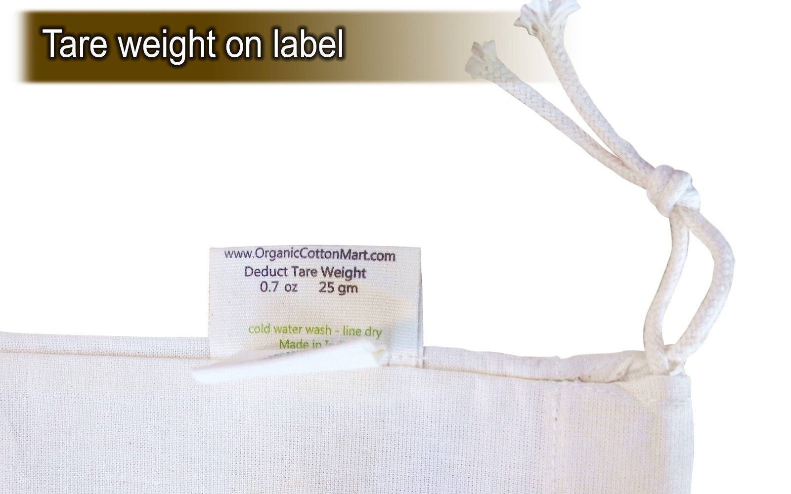 Muslin Produce Bags - Quahog Bay Bedding