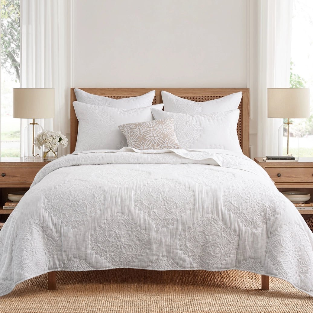 Muslin Stitch Quilt Set - Quahog Bay Bedding