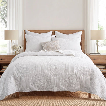Muslin Stitch Quilt Set - Quahog Bay Bedding