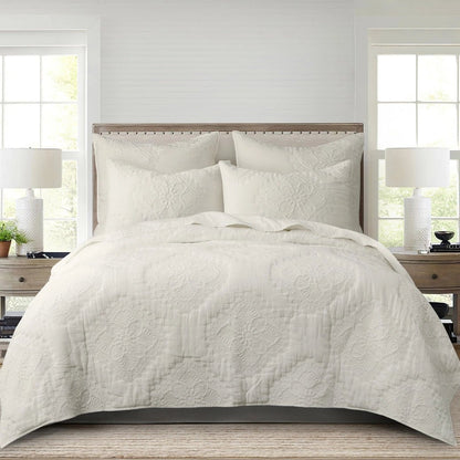 Muslin Stitch Quilt Set - Quahog Bay Bedding