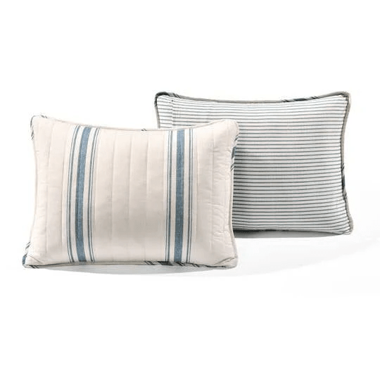 Nantucket Coastal Bedding Set - 5PC Coastal Quilt Set - Quahog Bay Bedding