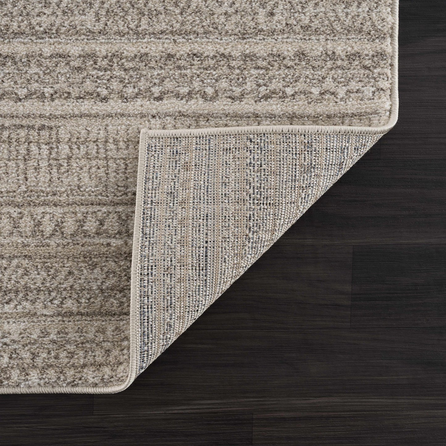 Nate Beige Tribal High Pile Carpet - Quahog Bay Bedding