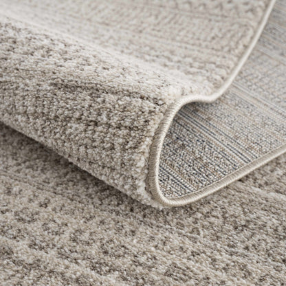 Nate Beige Tribal High Pile Carpet - Quahog Bay Bedding