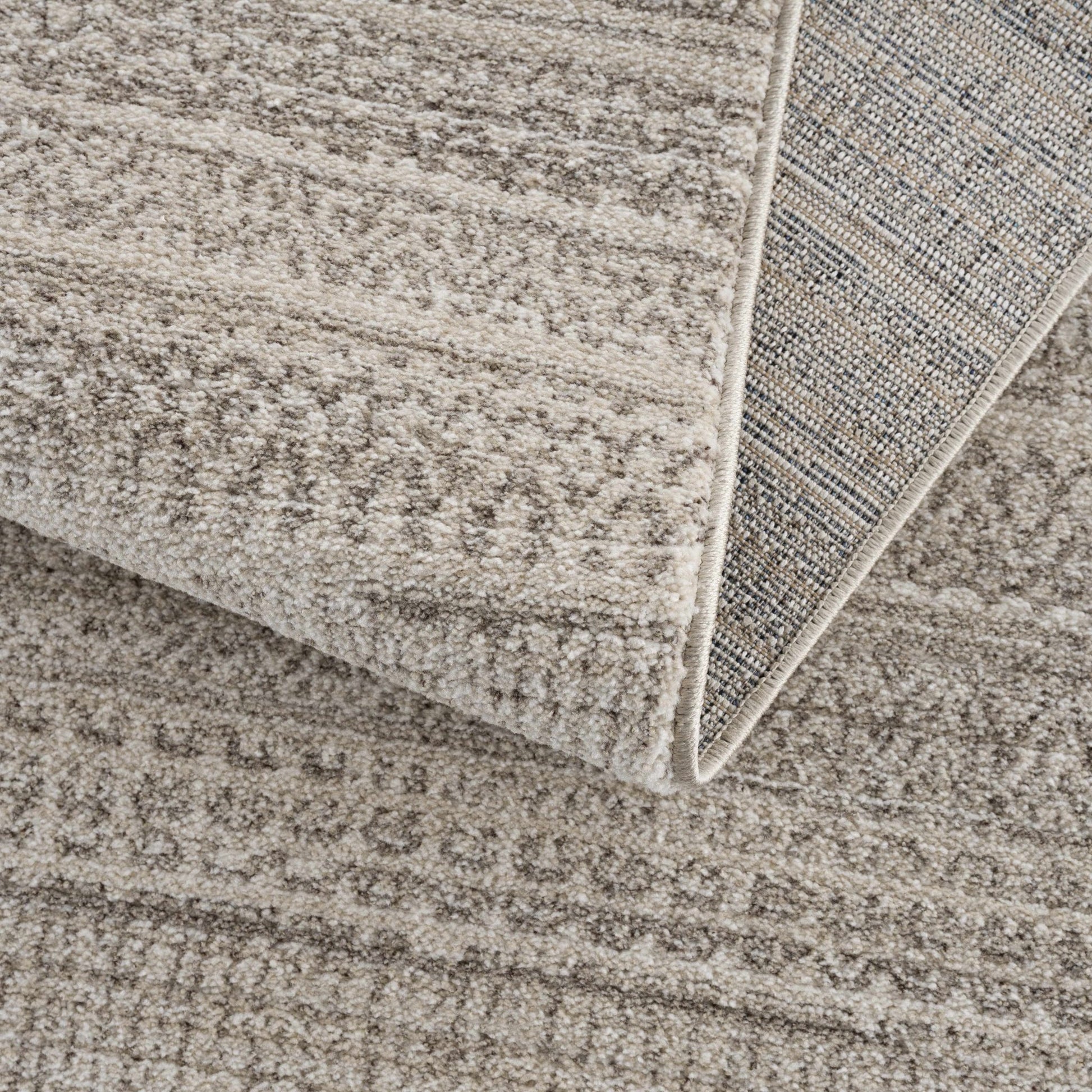 Nate Beige Tribal High Pile Carpet - Quahog Bay Bedding