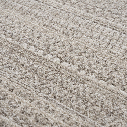 Nate Beige Tribal High Pile Carpet - Quahog Bay Bedding