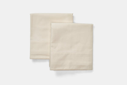 Natural Cotton Bed Pillowcases - American Made With USA Grown Cotton - Quahog Bay Bedding