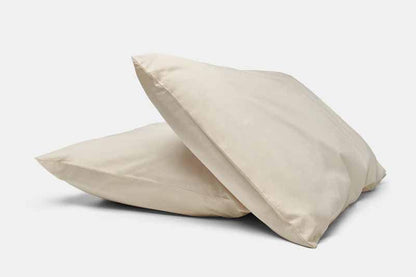 Natural Cotton Bed Pillowcases - American Made With USA Grown Cotton - Quahog Bay Bedding