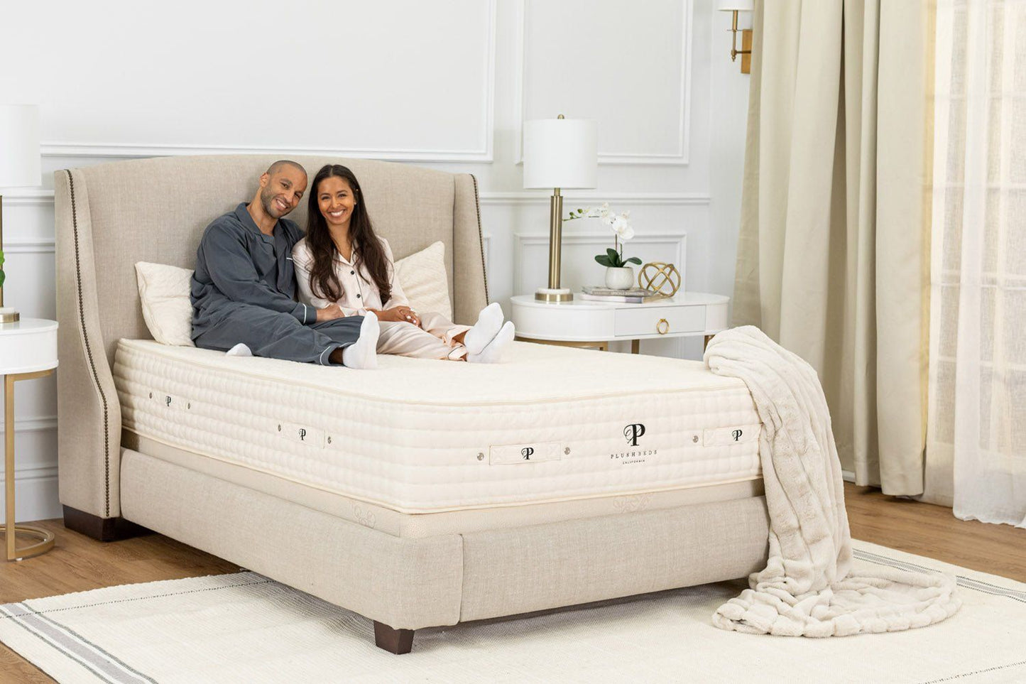 Natural Latex Mattress - The Natural Bliss - American Made - Made in the USA Mattresses - Quahog Bay Bedding