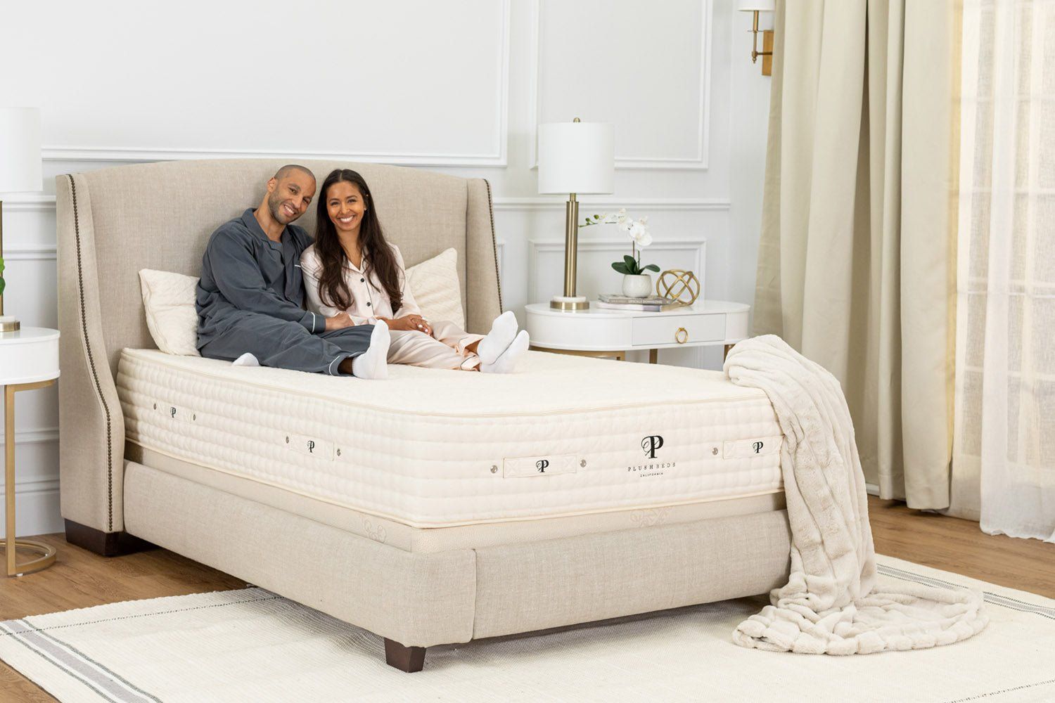 Natural Latex Mattress - The Natural Bliss - American Made - Made in the USA Mattresses - Quahog Bay Bedding