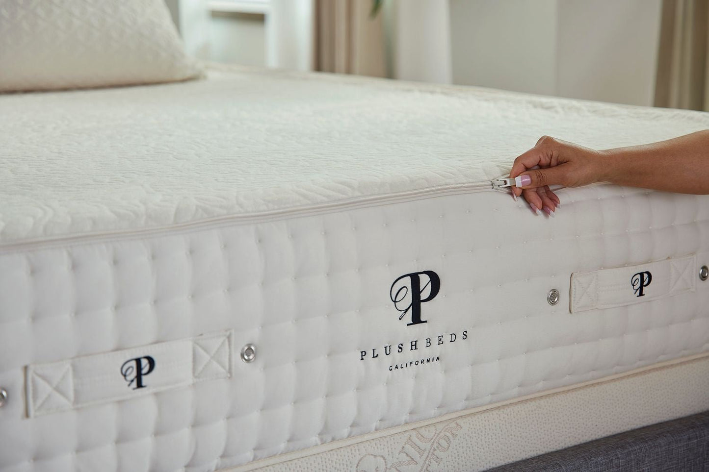 Natural Latex Mattress - The Natural Bliss - American Made - Made in the USA Mattresses - Quahog Bay Bedding