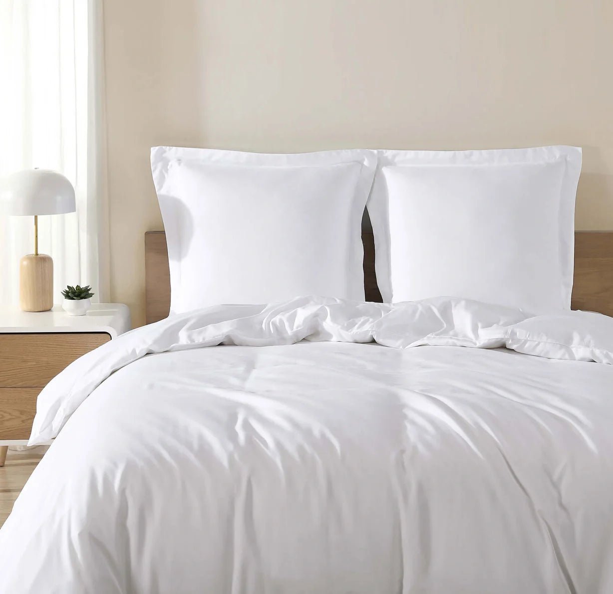 Natural Premium Bamboo Euro Sham - Quahog Bay Bedding
