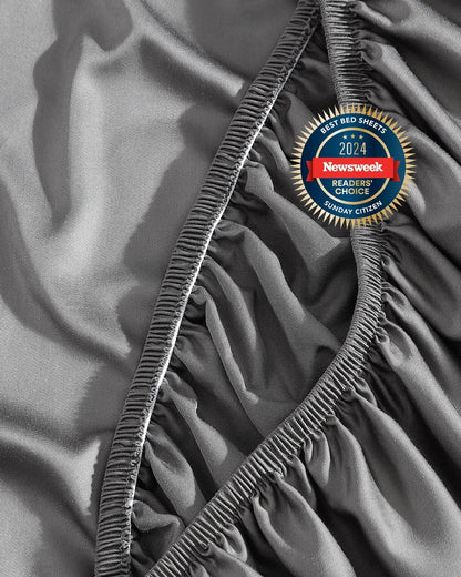 Natural Premium Bamboo Fitted Sheet - Quahog Bay Bedding
