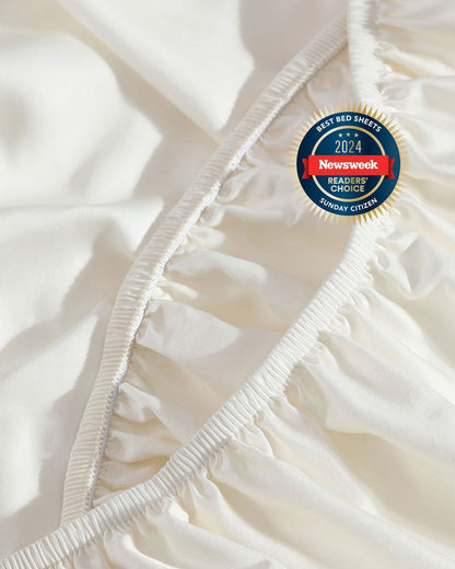 Natural Premium Bamboo Fitted Sheet - Quahog Bay Bedding