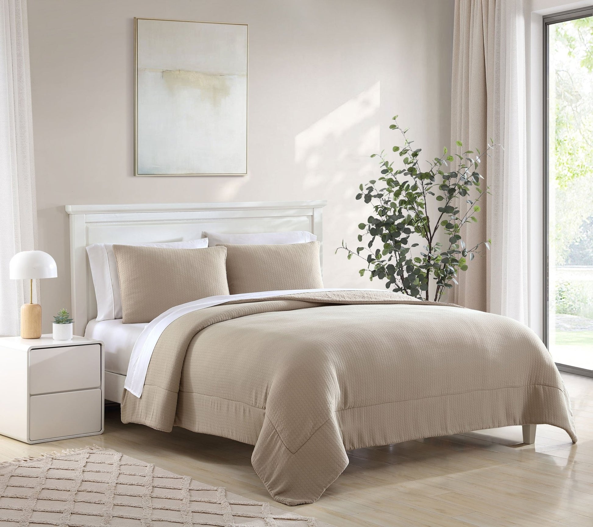 Natural Premium Bamboo Pillowcase Set - Quahog Bay Bedding