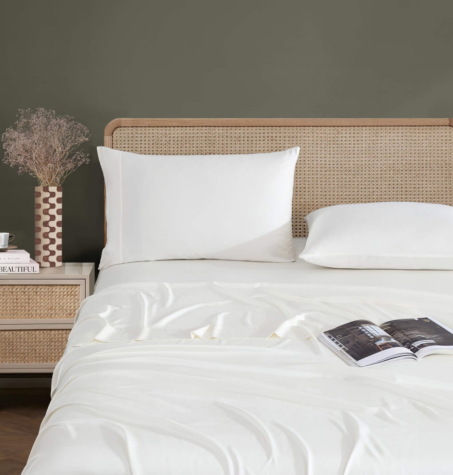 Natural Premium Bamboo Pillowcase Set - Quahog Bay Bedding