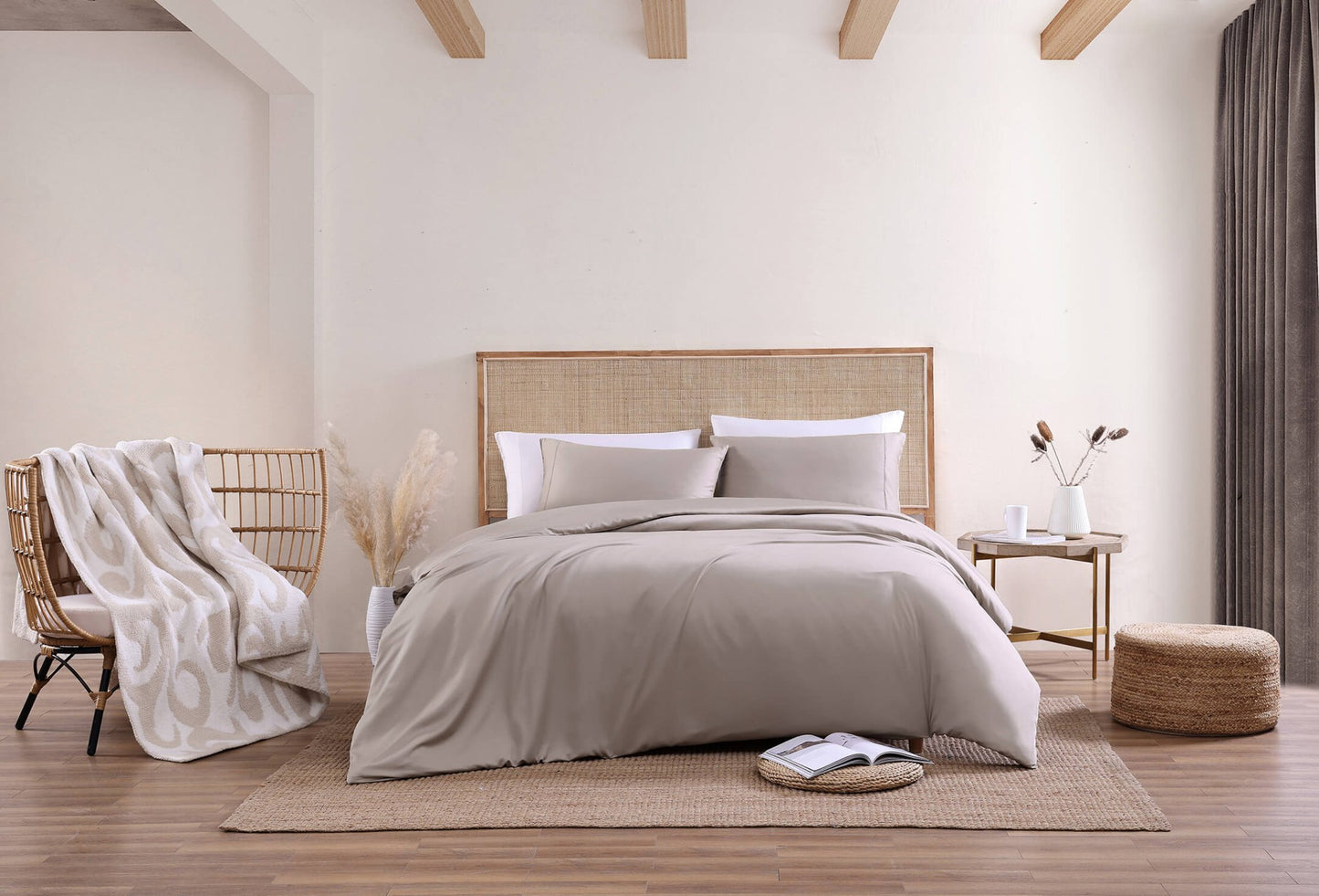 Natural Premium Bamboo Pillowcase Set - Quahog Bay Bedding