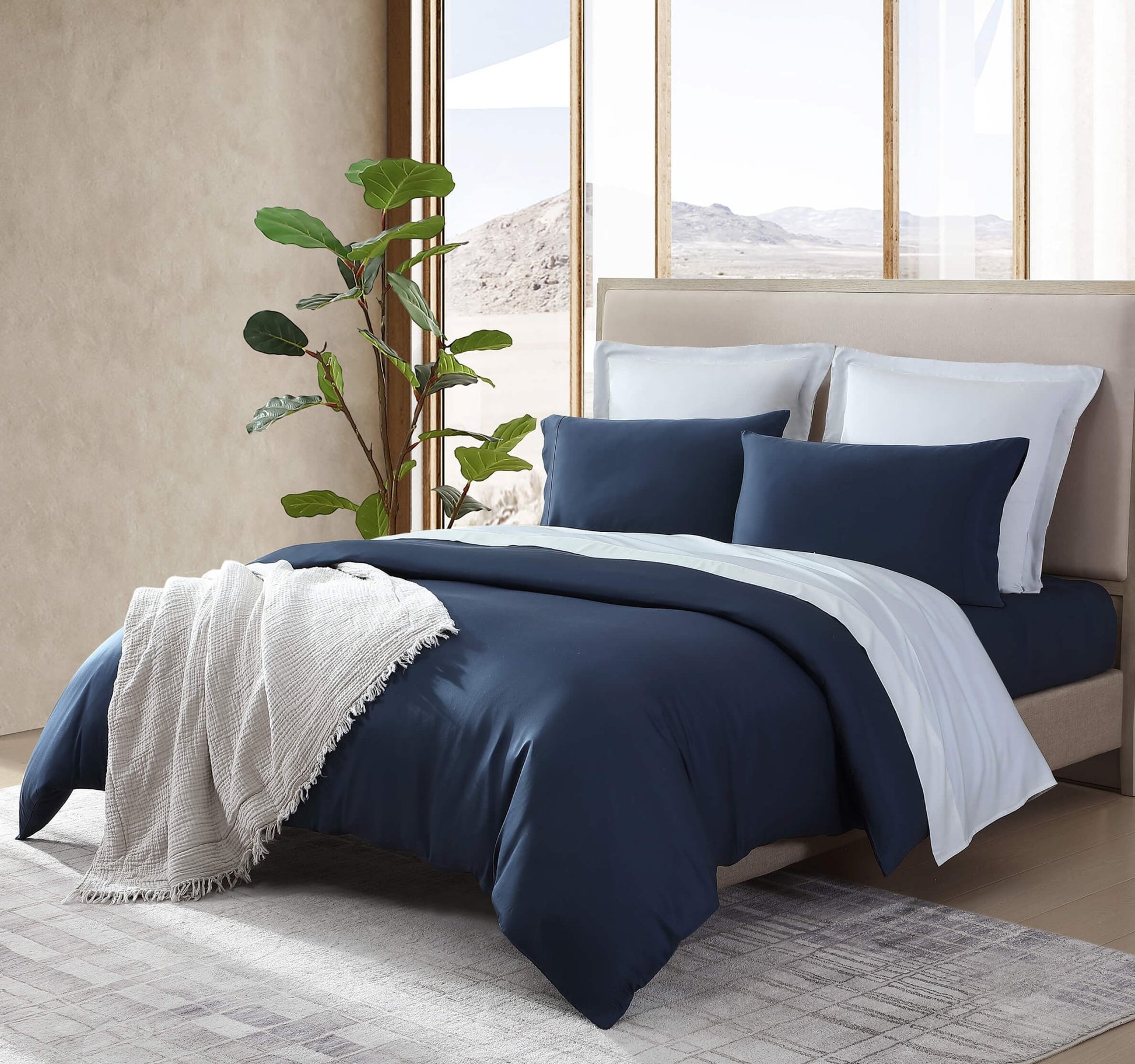 Natural Premium Bamboo Pillowcase Set - Quahog Bay Bedding