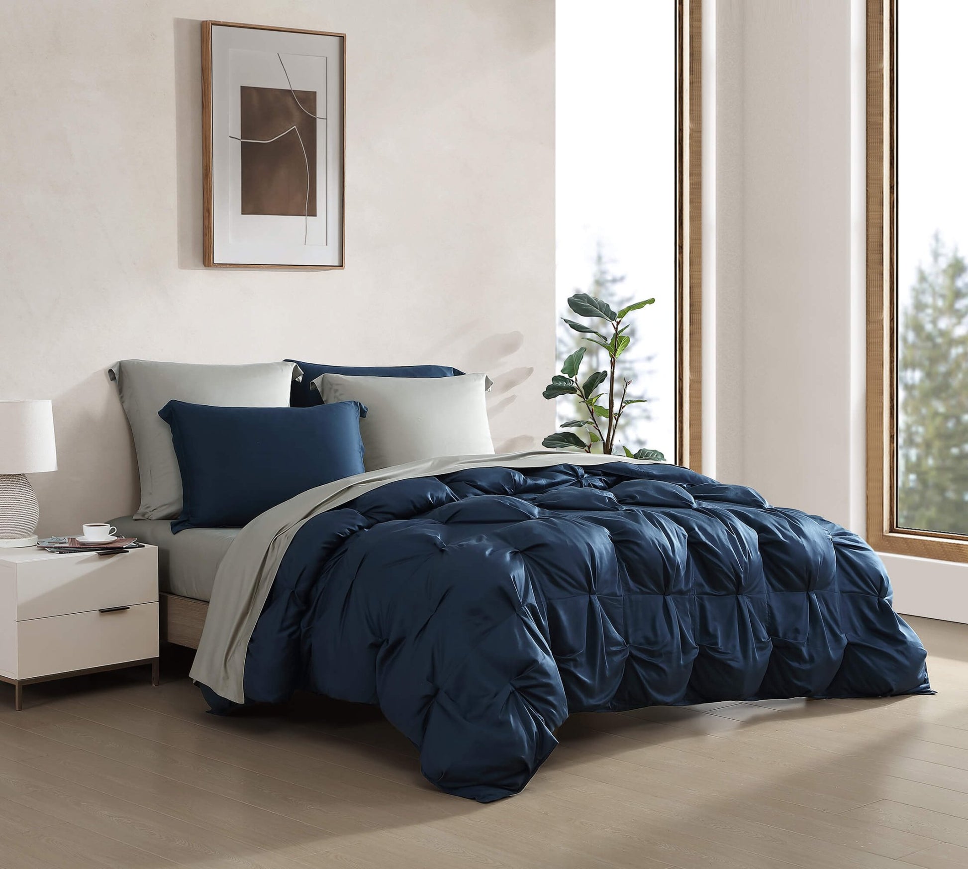 Natural Premium Bamboo Sham Set - Quahog Bay Bedding