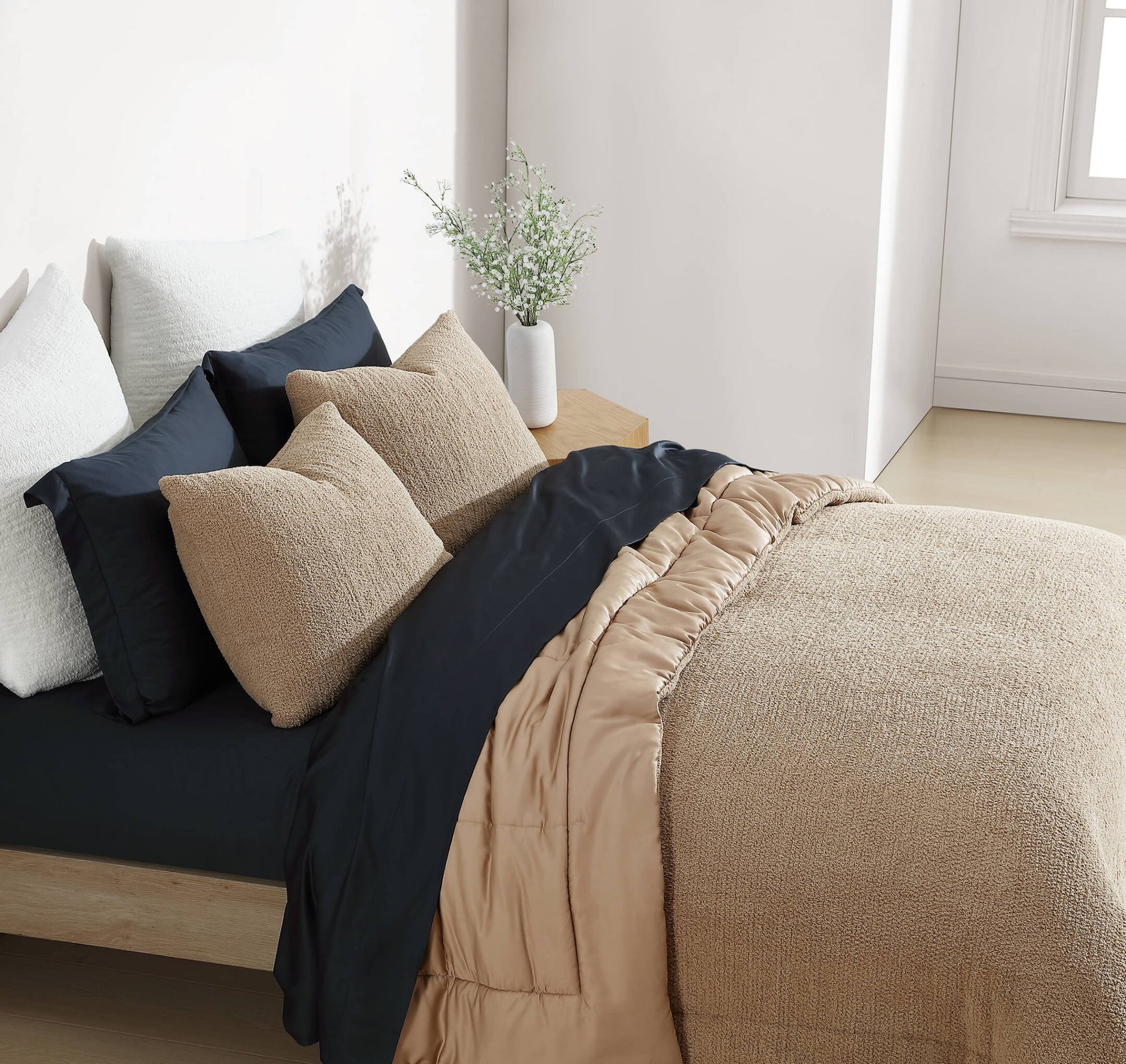 Natural Premium Bamboo Sham Set - Quahog Bay Bedding