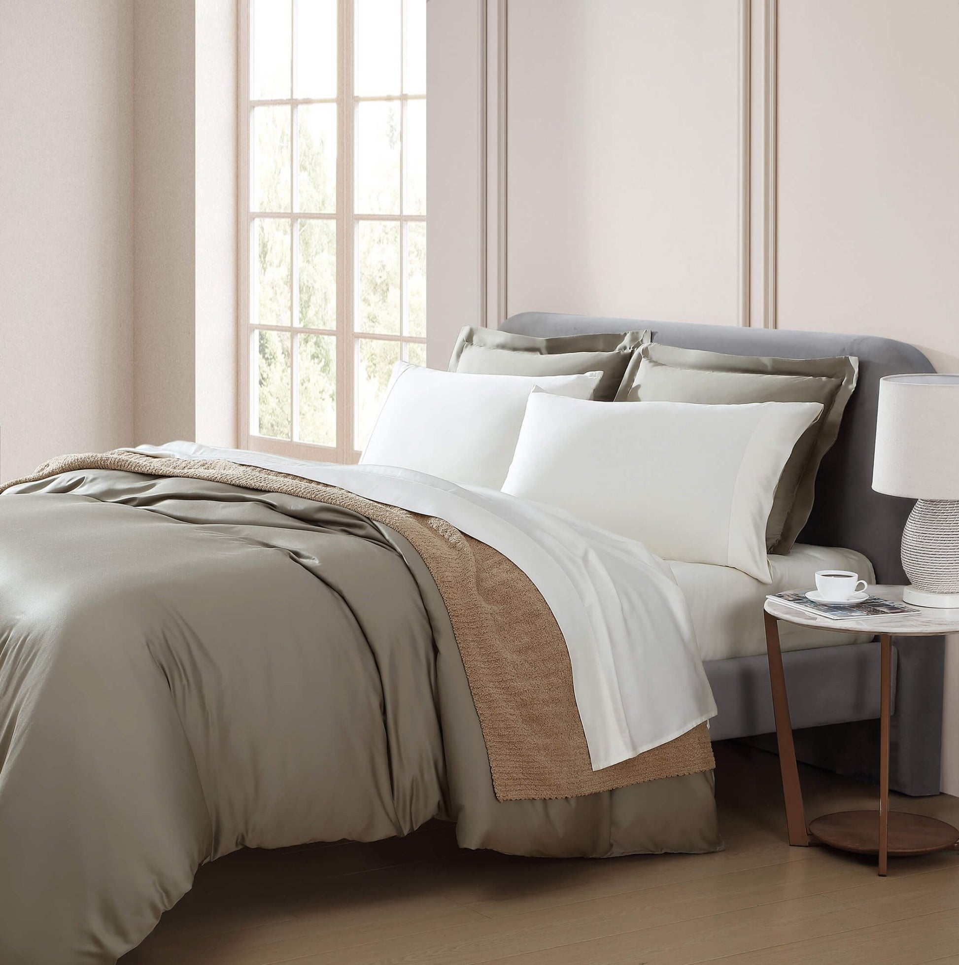 Natural Premium Bamboo Sham Set - Quahog Bay Bedding