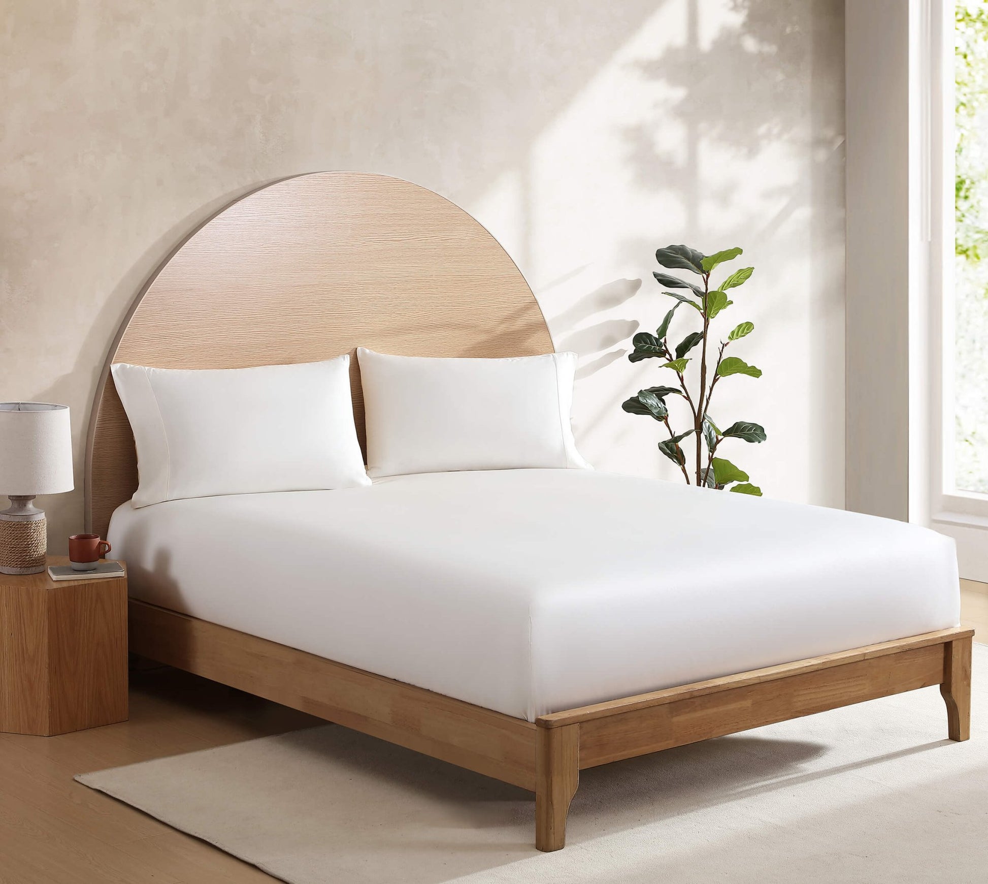 Natural Premium Bamboo Sheet Set - Quahog Bay Bedding