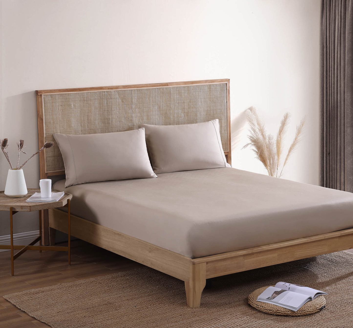Natural Premium Bamboo Sheet Set - Quahog Bay Bedding