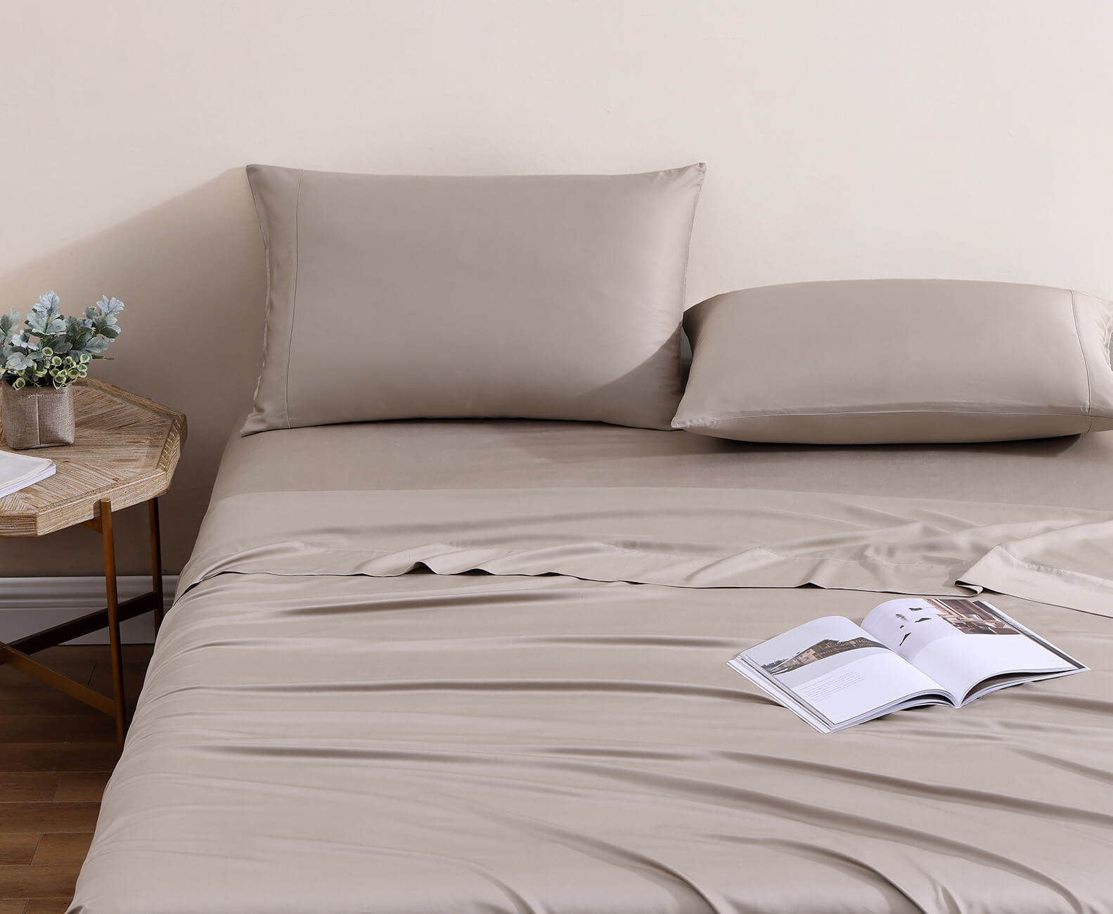 Natural Premium Bamboo Sheet Set - Quahog Bay Bedding