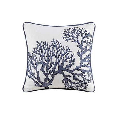 Nautical 9PC Bedding Ensemble Queen Navy Blue Hues - Quahog Bay Bedding