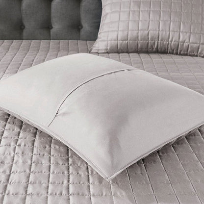 Nautical Comforter and Quilt Set - 8PC - Grey - Quahog Bay Bedding
