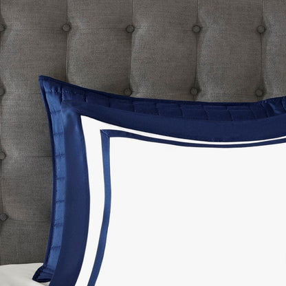 Nautical Comforter and Quilt Set - 8PC - Navy - Quahog Bay Bedding