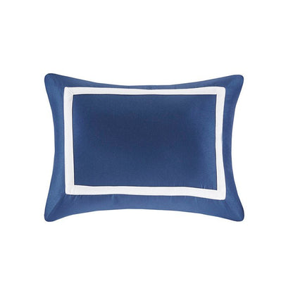 Nautical Comforter and Quilt Set - 8PC - Navy - Quahog Bay Bedding