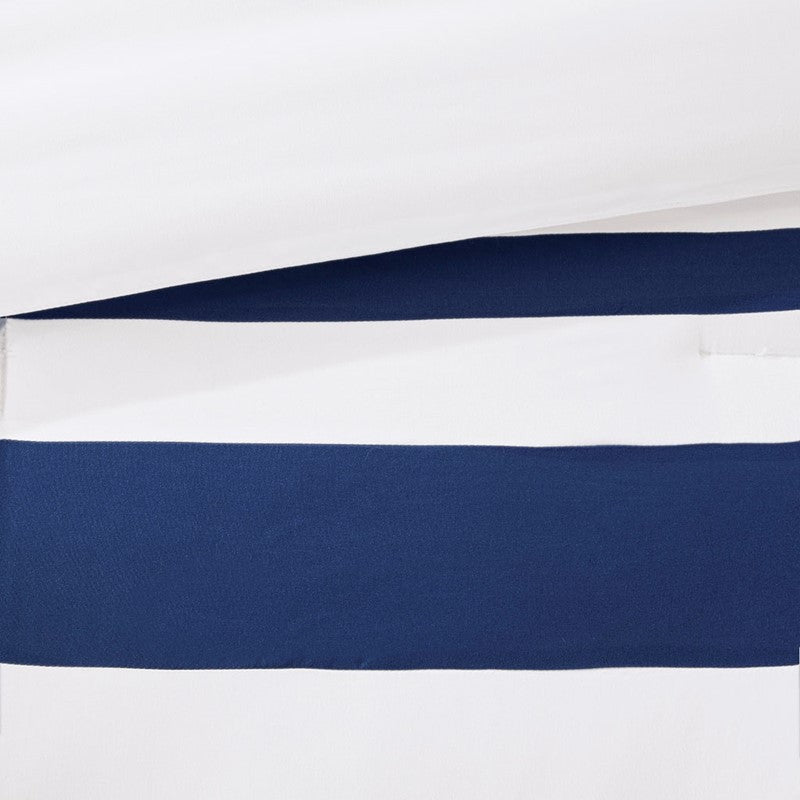 Nautical Comforter and Quilt Set - 8PC - Navy - Quahog Bay Bedding