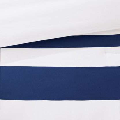 Nautical Comforter and Quilt Set - 8PC - Navy - Quahog Bay Bedding