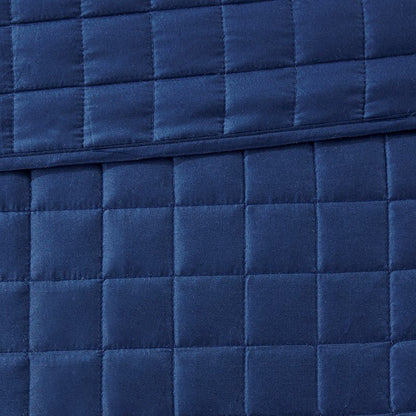 Nautical Comforter and Quilt Set - 8PC - Navy - Quahog Bay Bedding