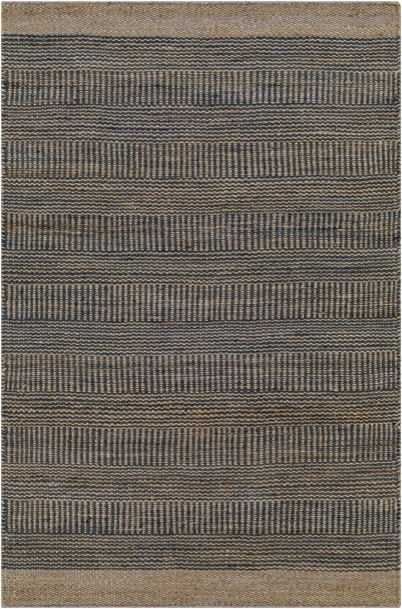 Navy Elle Jute Rug - Quahog Bay Bedding