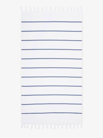Navy Positano Turkish Towel - Quahog Bay Bedding