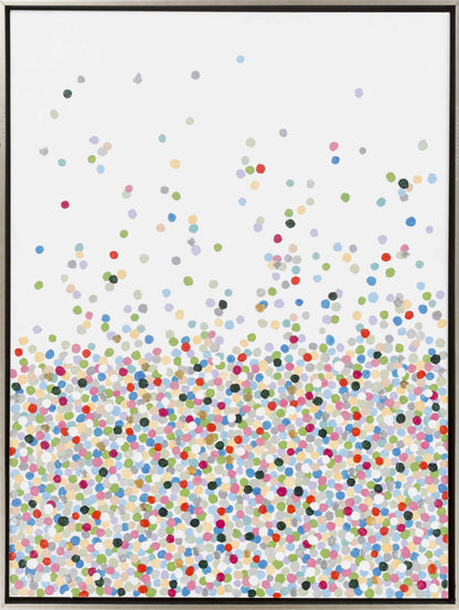 Nelse Multicolor Polka Dot Pattern Wall Art