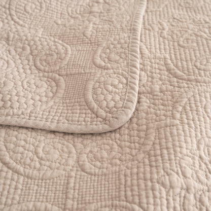 Sandy Elegant Matelasse Cotton Quilted Bedspread Set - Quahog Bay Bedding