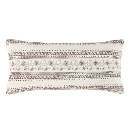 New! Adare Cocoa Quilted Pillow - Quahog Bay Bedding