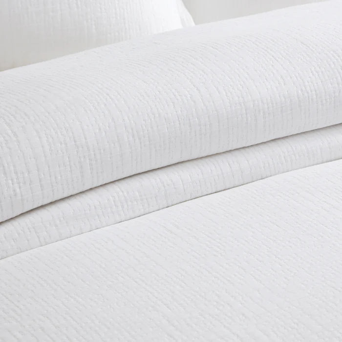NEW! Luxury Cotton Tencel Silky Comforter Set - Matelassé Comforter Sets - Quahog Bay Bedding